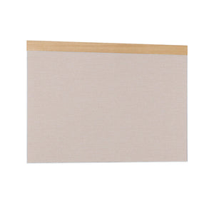 アルモード　掲示ボード　６９５　木目ナチュラル／ボードベージュ　屋内用　Ｗ１８００×Ｈ９５５　６９５ＮＡ－ＢＥ