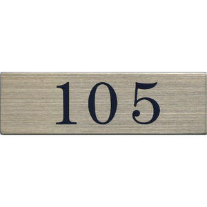 サインプレート　ステンレス　タイプＡ　ＳＴ－Ａ　００４【１０５】