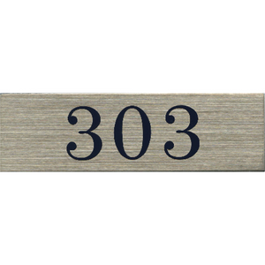 サインプレート　ステンレス　タイプＡ　ＳＴ－Ａ　０１１【３０３】