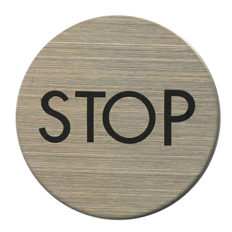 STOP us サイン サインプレート ステンレス タイプR ST－R 037【郵便マーク