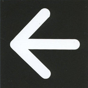 サインプレート　アクリルマットブラック　タイプＳ　ＡＣＭＢ－０２７【←】