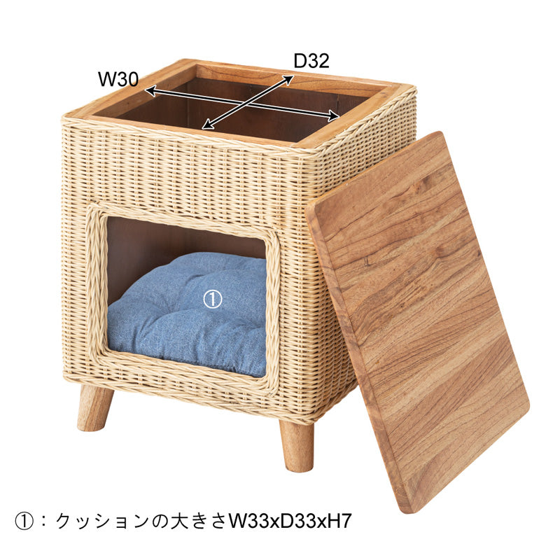 ペットハウススツール　ナチュラル　ＰＥＴ－６３