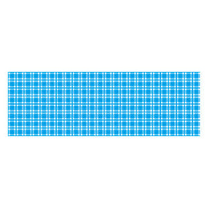 年間タイトルポップ　ビニール幕　チェック　ブルー　　６０ｃｍ×５０ｍ巻　ＰＡ８－１２２３