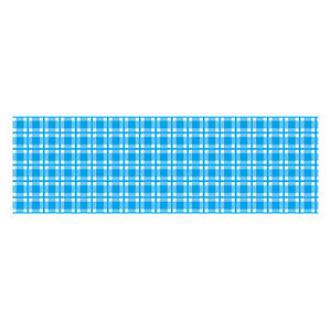 年間タイトルポップ　ビニール幕　チェック　ブルー　　４５ｃｍ×５０ｍ巻　ＰＣ８－１２２３