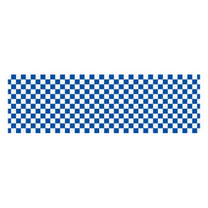 年間タイトルポップ　ビニール幕　市松　藍色　６０ｃｍ×５０ｍ巻　ＰＡ８－１３１８