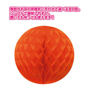 年間デコレーション　ボール　オレンジ　Φ３００　ＴＱ８－７０００ＯＲ