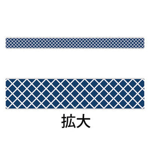 年間タイトルポップ　レールＰＯＰ　格子柄　６．５×８９ｃｍ　４枚入リ　ＢＨ９－０９６２