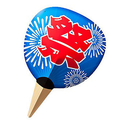 年間タイトルポップ　紙製ジャンボうちわ　祭リ　ＧＳ８－００９６