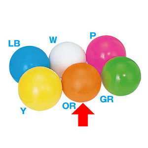 年間タイトルポップ　特大ガラポン用抽選球　オレンジ　ＶＫ８－００４０ＯＲ