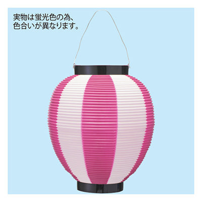 年間タイトルポップ　ポリ夏目八寸丸提灯（コンビ）　ピンク　ＴＡ８－７０１０Ｐ
