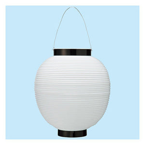 年間タイトルポップ　ポリ八寸丸提灯　ホワイト　ＴＡ８－７００９Ｗ