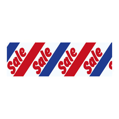 年間タイトルポップ　ビニール幕　ＳＡＬＥ　アカ・紺　６００ｍｍ×５０ｍ巻　ＰＡ８－００２７