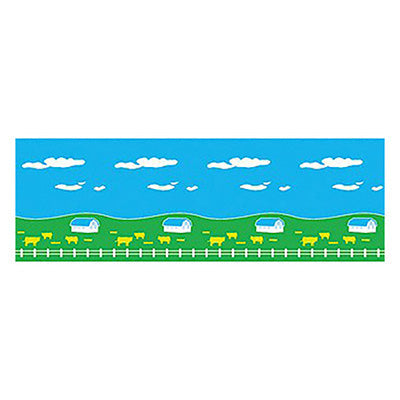 年間タイトルポップ　ビニール幕　草原（牧場）　６００ｍｍ×５０ｍ巻　ＰＡ８－１３０７