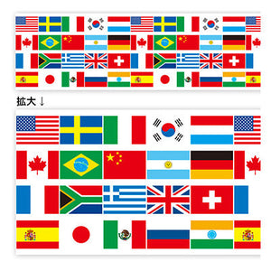 年間タイトルポップ　ビニール幕　万国旗　６００ｍｍ×５０ｍ巻　ＰＡ８－０９５７