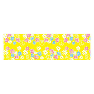 年間タイトルポップ　ビニール幕　花柄イメージ　黄　６００ｍｍ×５０ｍ巻　ＰＡ１－０３００