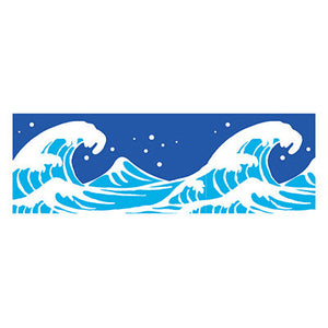 年間タイトルポップ　ビニール幕　波ノイラスト　４５０ｍｍ×５０ｍ巻　ＰＣ８－０２３９