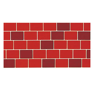 年間タイトルポップ　ビニール幕　レンガノイラスト　６００ｍｍ×５０ｍ巻　ＰＡ８－００１１