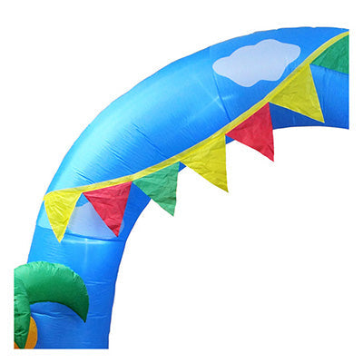 盛夏デコレーション　エアブロー　シロクマ＆ドルフィンアーチ　ＴＥ２－４０６０