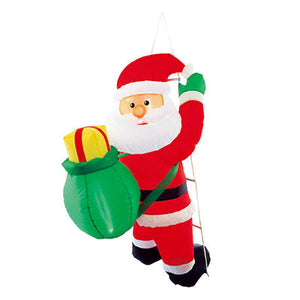 クリスマスデコレーション　エアブロー　ハシゴサンタ　ＴＥ５－４１１９