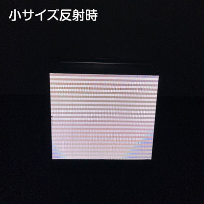 高輝度反射　折りたたみ看板　小　（４５０×４５０）　白　片面　０２７Ｗ４５Ｓ＿ＩＮ左矢印（←）