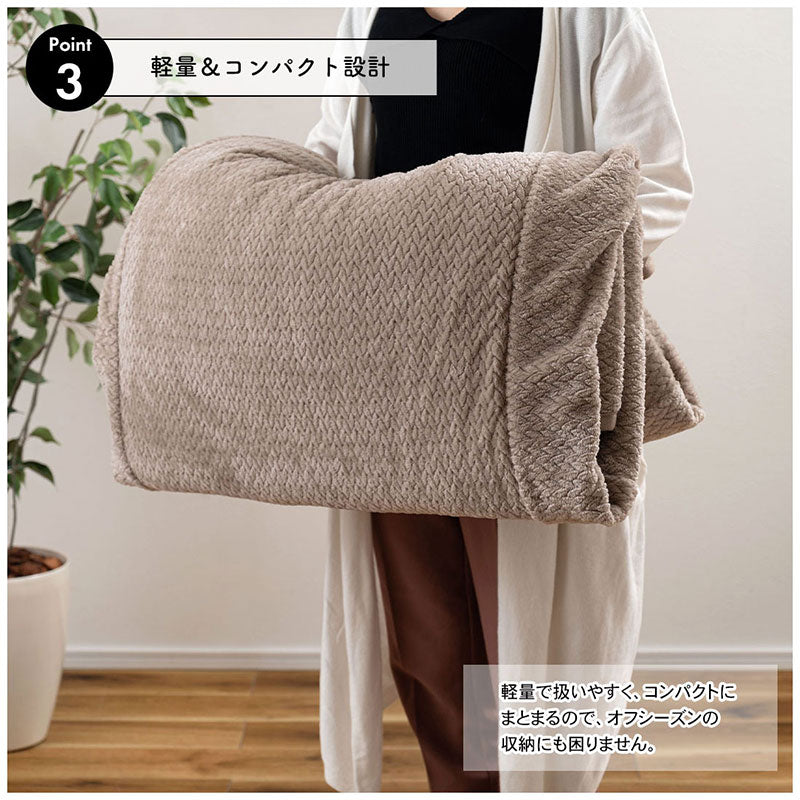ラウンドこたつリバーシブル専用こたつ布団　ＫＫ－６０２ＢＥ