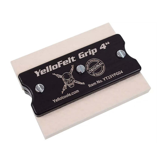 スキージー　イエローフェルトグリップ 4” （10㎝） YT15YFG04