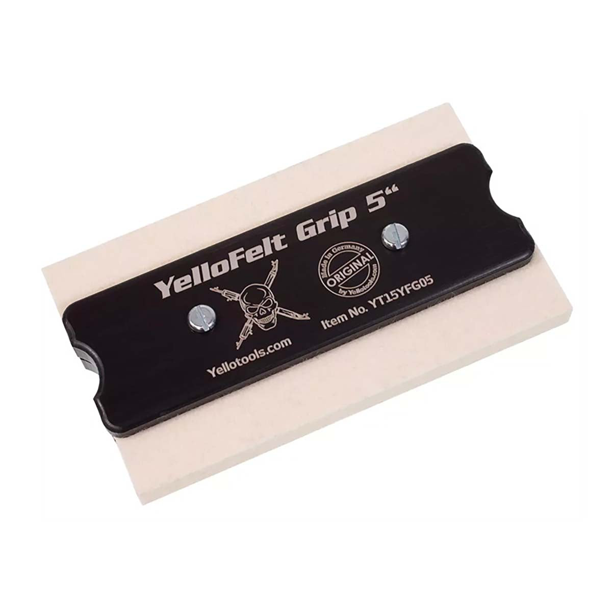 スキージー　イエローフェルトグリップ 5” （12.5㎝） YT15YFG05