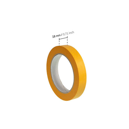 イエローWASHI （高品質な和紙製テープ）18mm YT24YW18