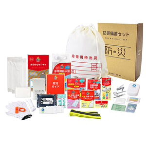 Ａ４ボックス非常用持出袋３０点防災セット