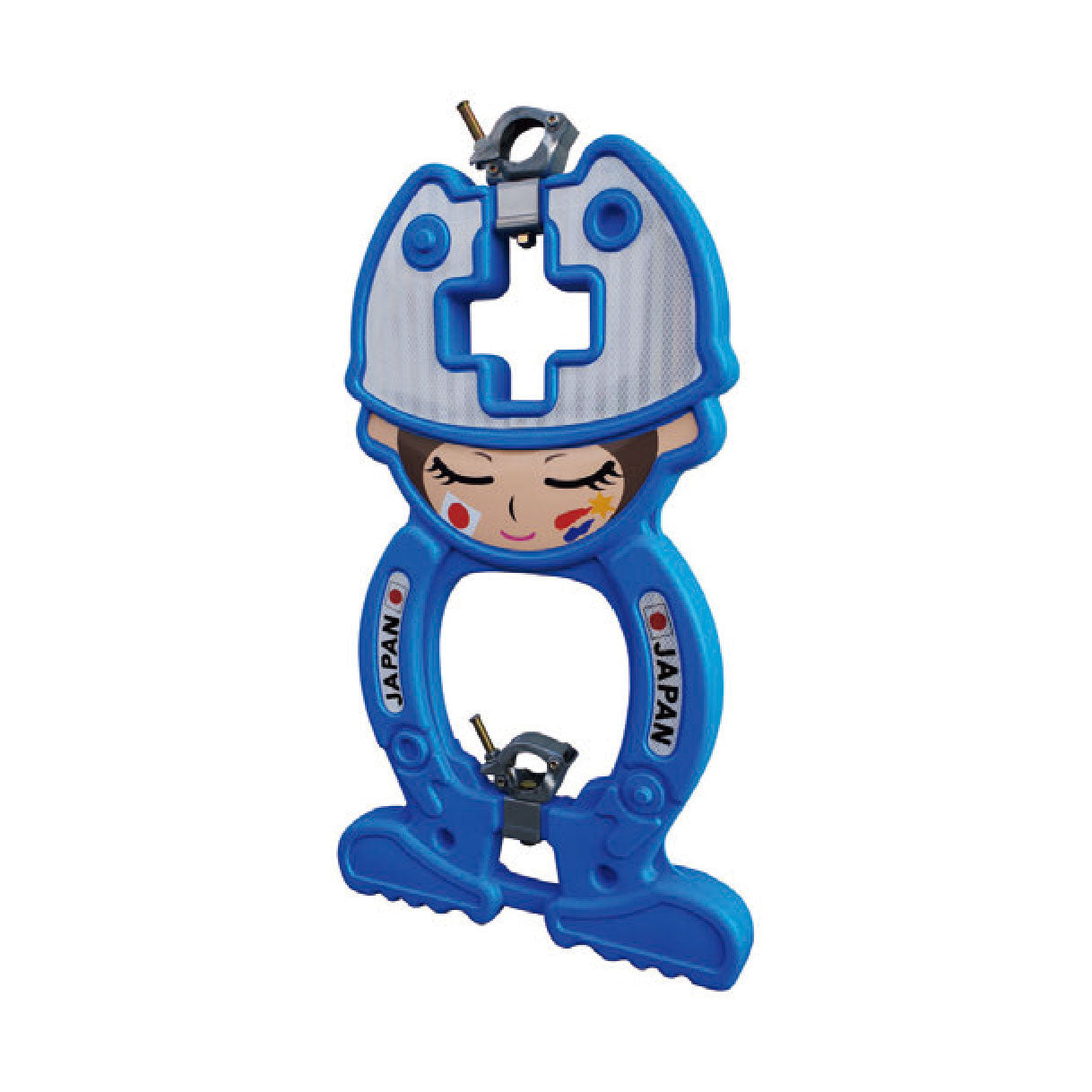 【レンタル】イメージアップ　なでしこブルー（安全単管バリケード）