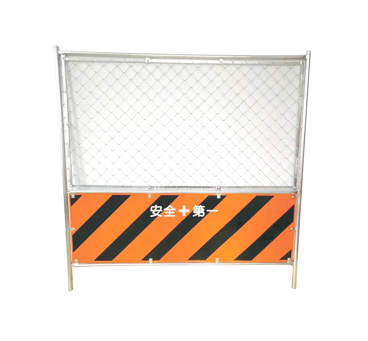 【レンタル】工事用　リバーシブルメッキフェンス　１８００×１８００　バリケード
