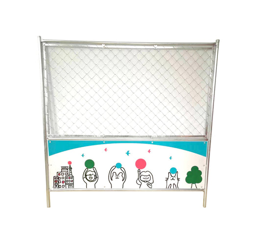 【レンタル】工事用　リバーシブルメッキフェンス　１８００×１８００　バリケード