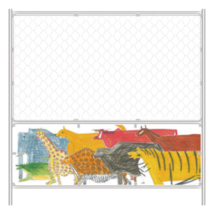 【レンタル】工事用　Ｒぶりゅっとフェンス（動物）バリケード