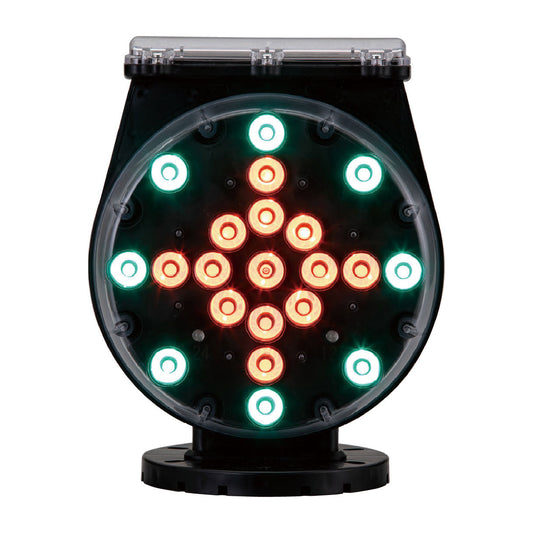 【レンタル】ソーラーオールライト小型回転灯　クランプ付き　AL-S20