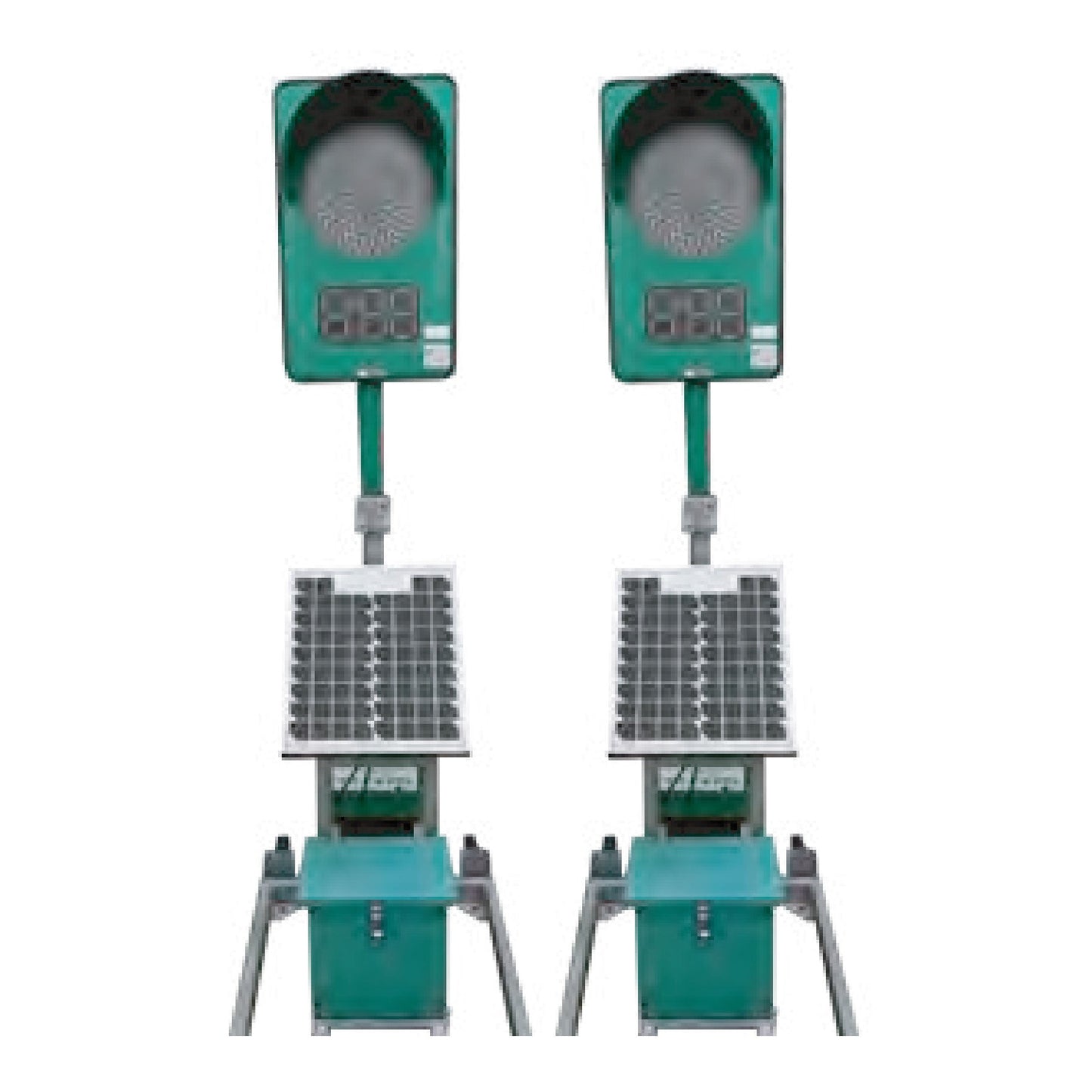 要送料見積あり】【中古】GPS信号機 A機 AC/DC両用 2台セット – GREEN 