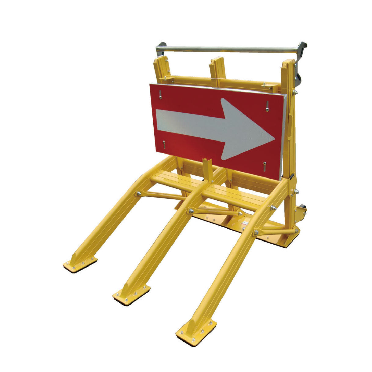 【レンタル】とまるくん（進入車両強制停止装置）高輝度反射式矢印板セット