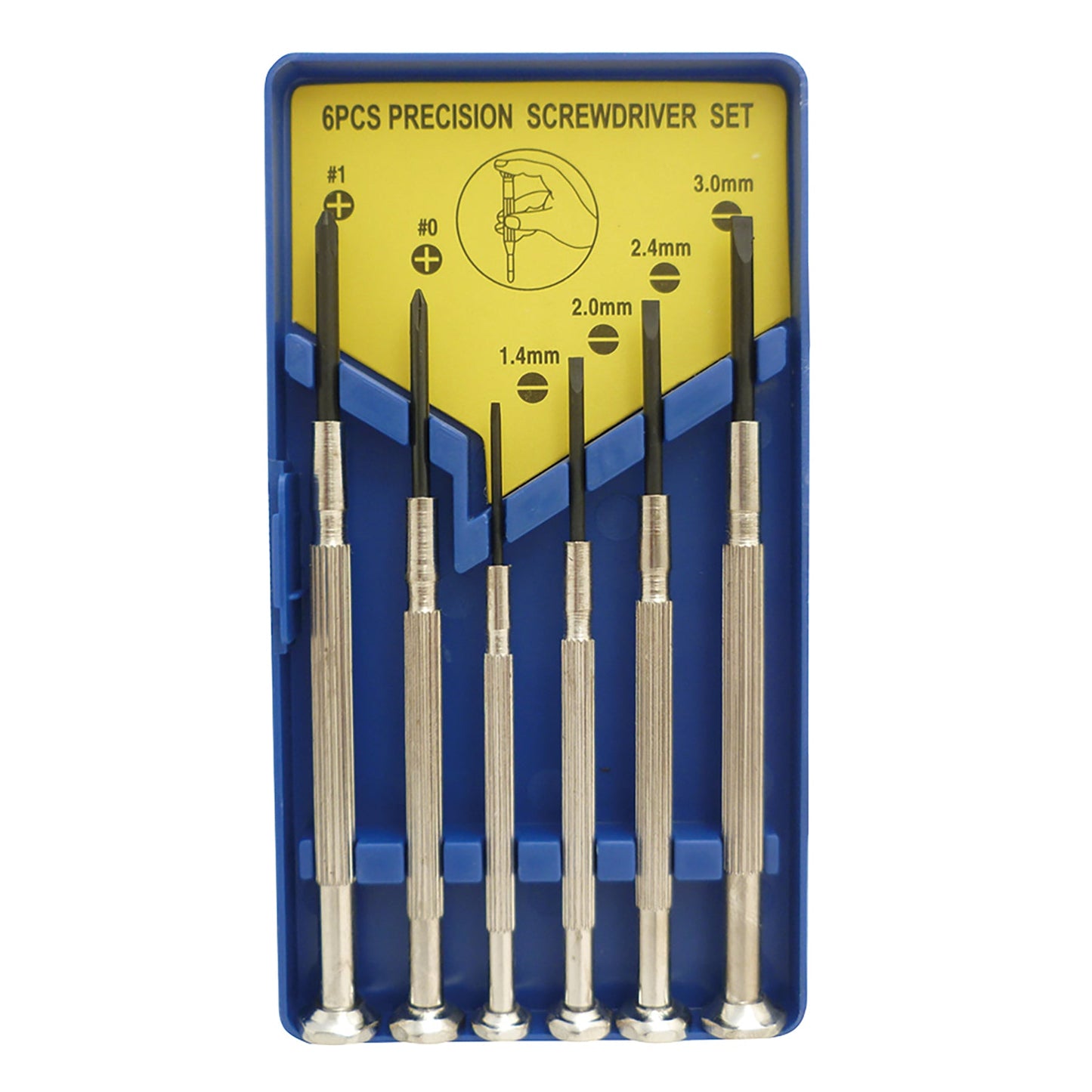 精密ドライバーセットシルバー　６本組