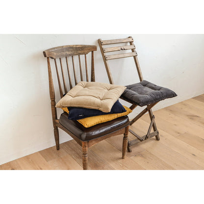 コーデュロイ　クッション　ＭＹＳ　ＳＥＡＴ　ＣＵＳＨＩＯＮ　－ＣＯＲＤＵＲＯＹ－　Ｃｈａｒｃｏａｌ　Ｂｌａｃｋ