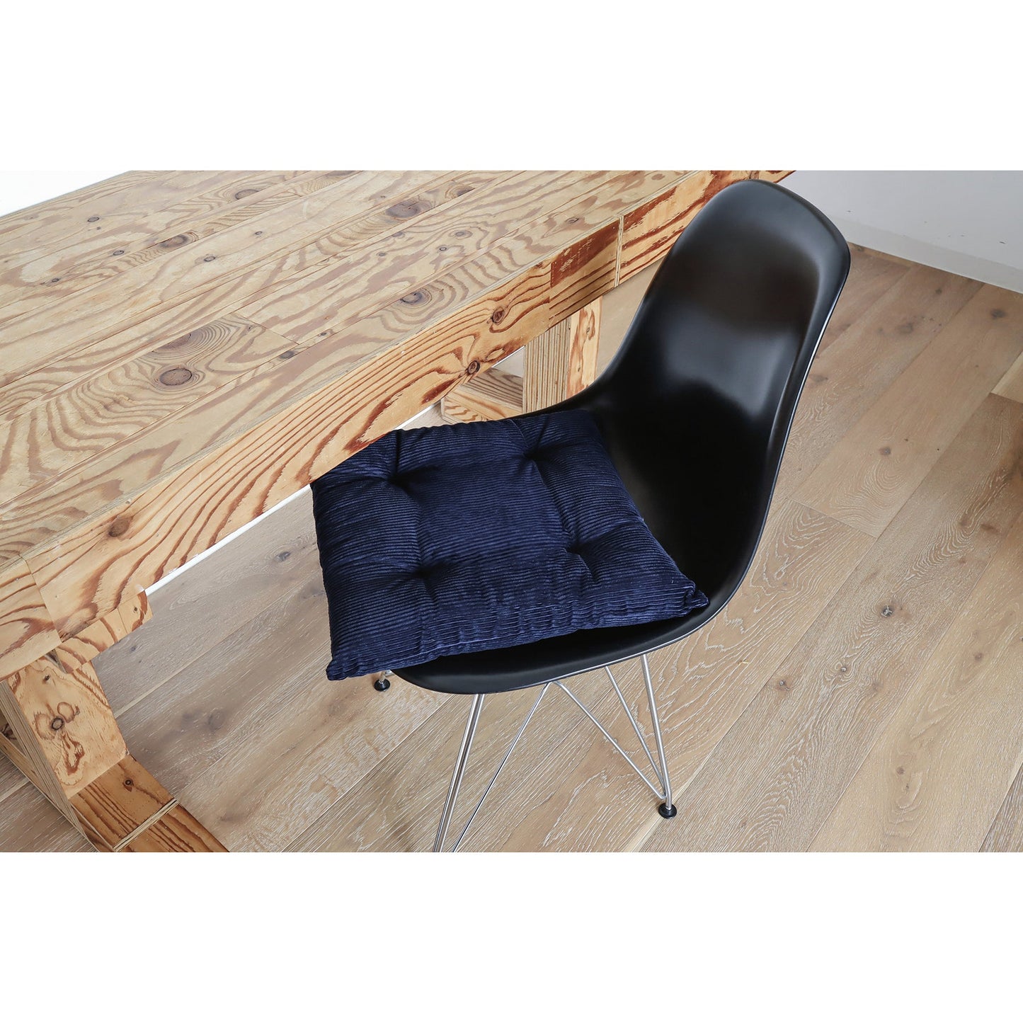 コーデュロイ　クッション　ＭＹＳ　ＳＥＡＴ　ＣＵＳＨＩＯＮ　－ＣＯＲＤＵＲＯＹ－　Ｎａｖｙ