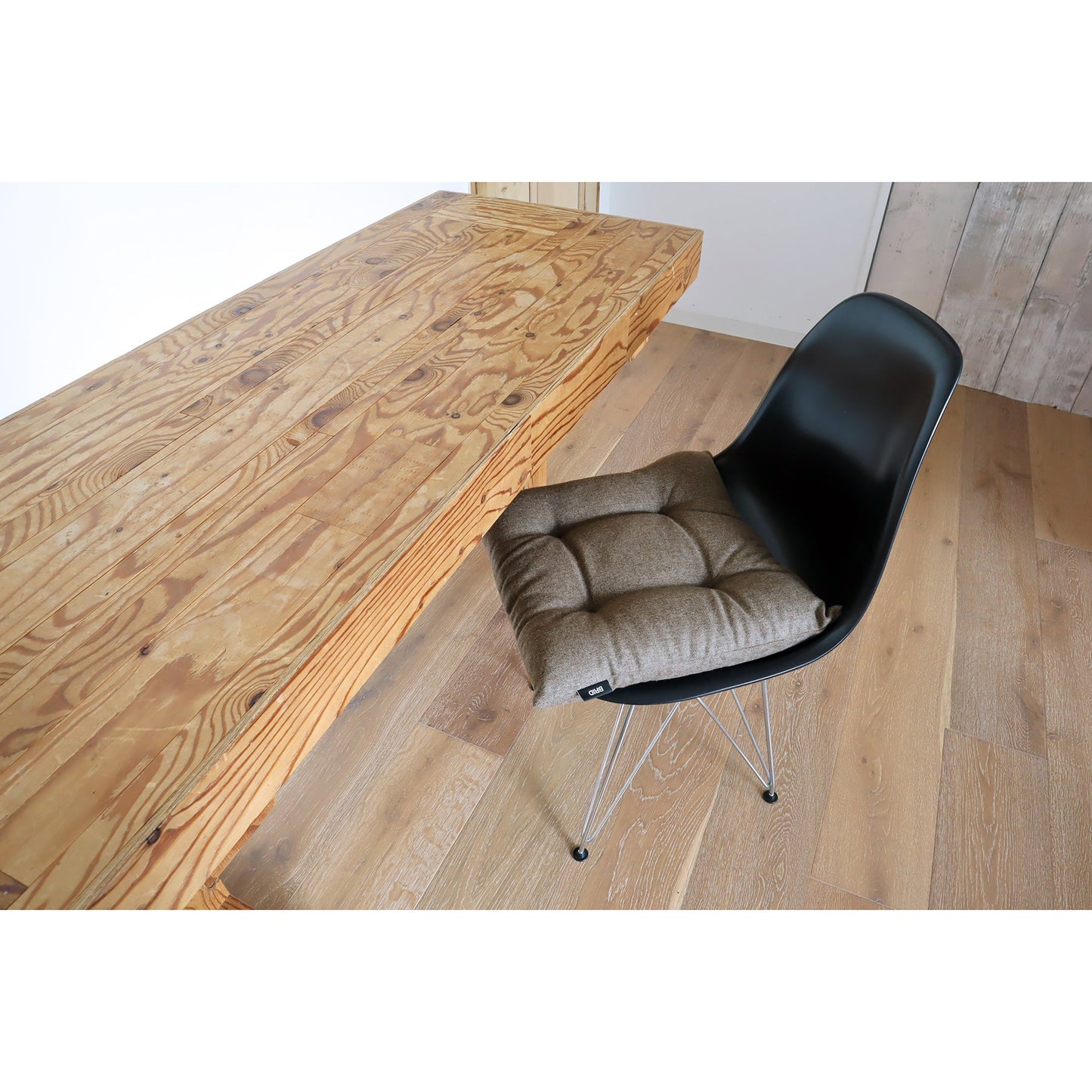ウール　クッション　ＭＹＳ　ＳＥＡＴ　ＣＵＳＨＩＯＮ　－ＲＥ：ＷＯＯＬ－Ｂｒｏｗｎ