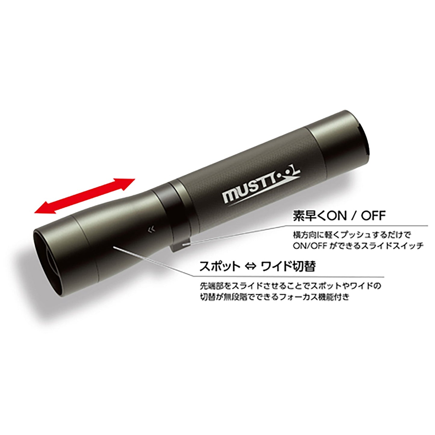 ［充電式］　フラッシュライト／ＬＥＤ