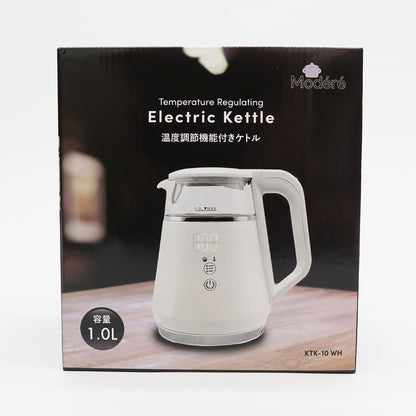 Ｍｏｄｅｒｅ　温度調節機能付き電気ケトル　ＫＴＫ－１０ＷＨ