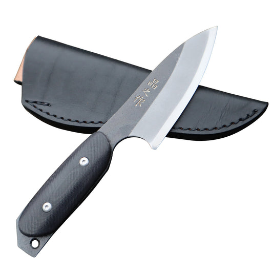 Ｇ１０ハンドル　万能フルタングミニナイフ『野山川』