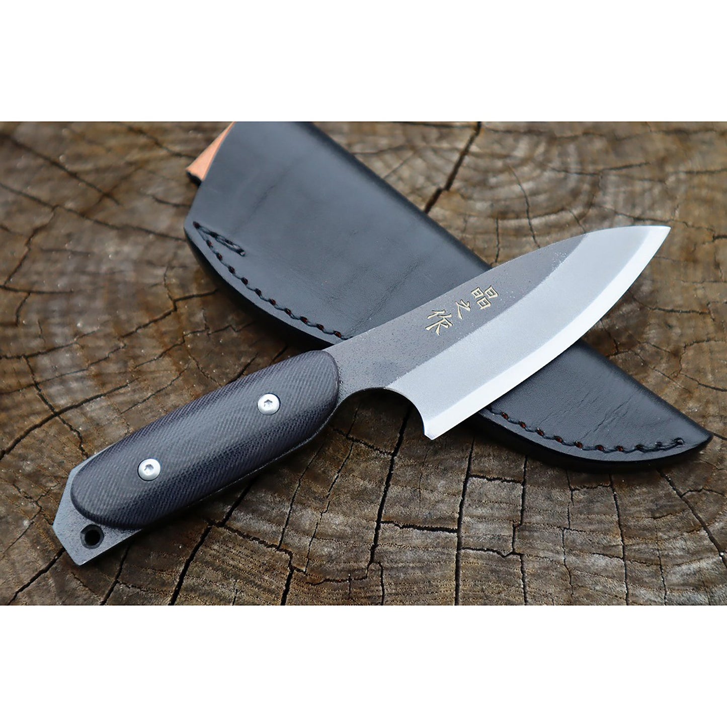 Ｇ１０ハンドル　万能フルタングミニナイフ『野山川』