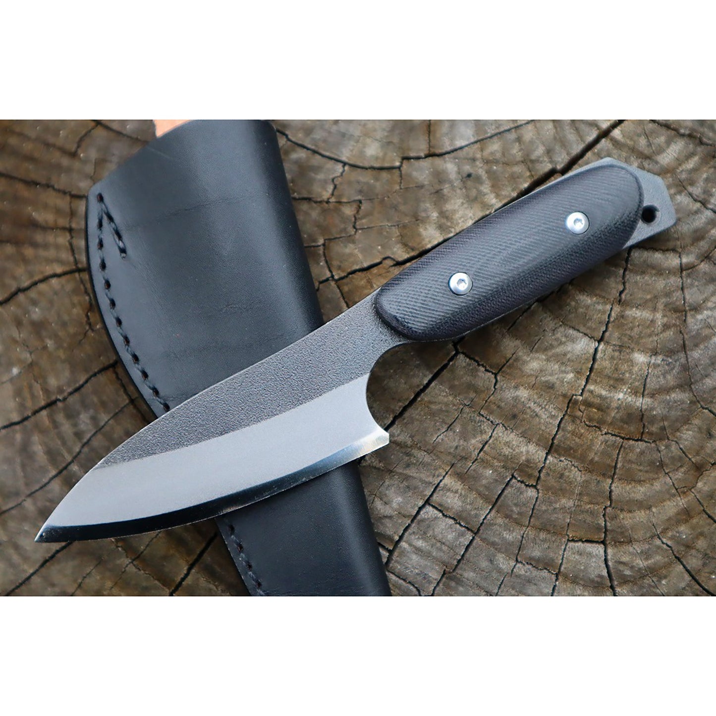 Ｇ１０ハンドル　万能フルタングミニナイフ『野山川』
