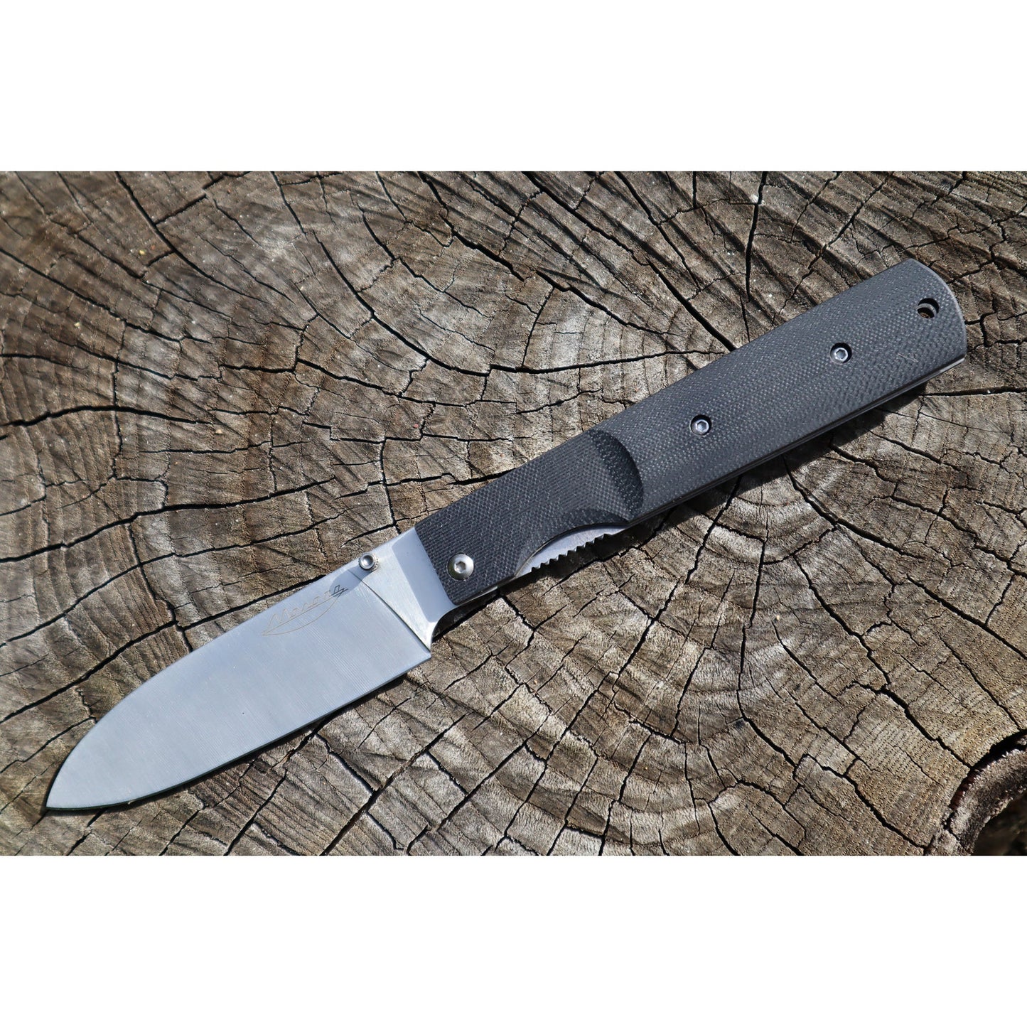 Ｍａｓａｎｏキャンプナイフ　４４０：Ｇ１０ＢＫ　タイプＡ　三徳型
