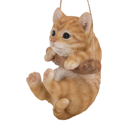 茶トラ猫　ぶら下がり　オーナメント