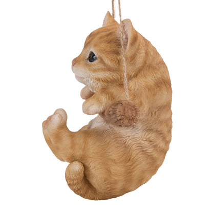 茶トラ猫　ぶら下がり　オーナメント