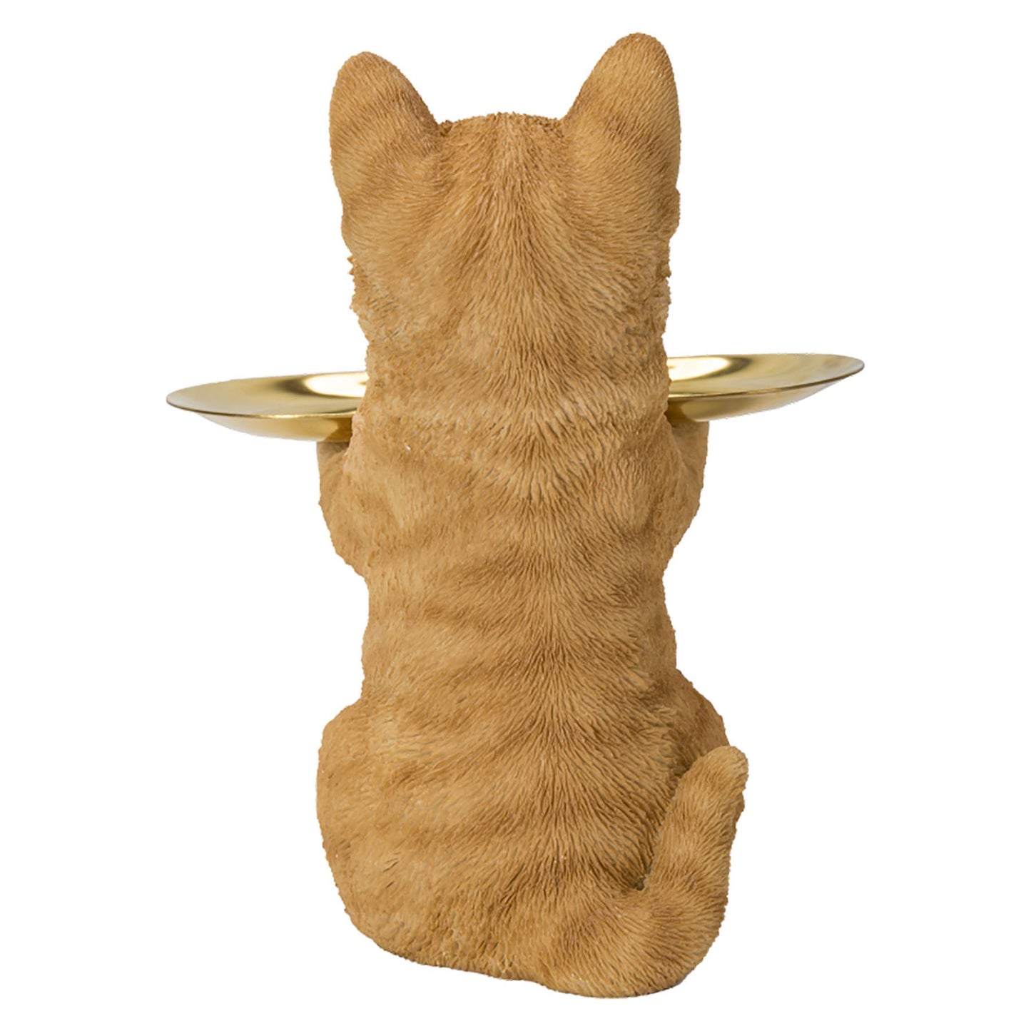 茶トラ猫の小物置き（マグネットで取り外し可能皿）