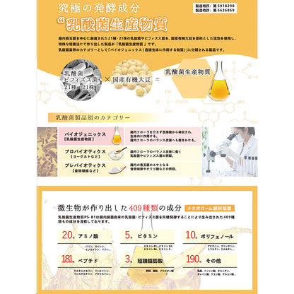 乳酸菌発酵物質　癒友輝　腸活　善玉菌　乳酸菌発酵エキス　腸内環境　１．５ｇ×１１５包
